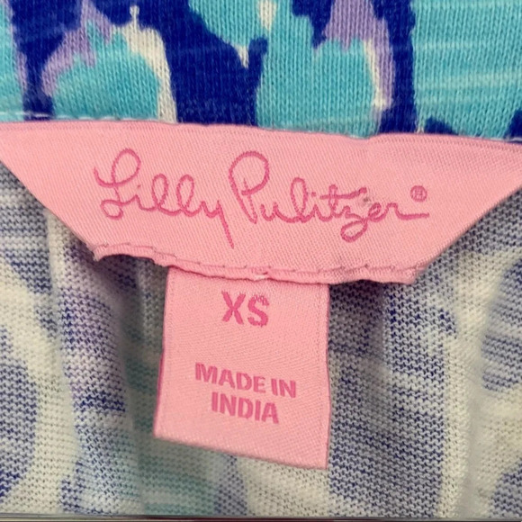 Lilly Pulitzer Top w/ Bell Sleeve & Tassels - Picture 5 of 7